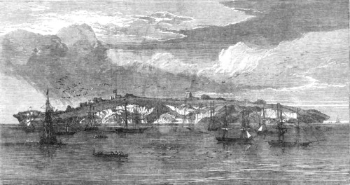 Sombrero, one of the Leeward Islands, in the Caribbean Sea, 1865. Creator: Unknown.