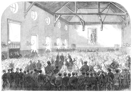 Speech Day at Wellington College, 1865. Creator: Unknown.