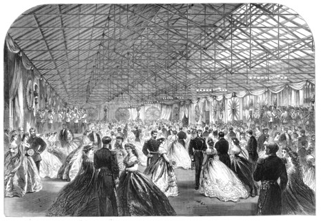 Ball in honour of the Prince and Princess of Wales at the Royal Victualling Yard..., 1865. Creator: Unknown.