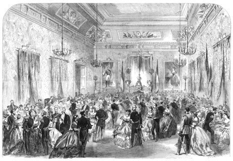 The International Naval Festival at Cherbourg: the ball at the Hotel de Ville, 1865. Creator: Unknown.
