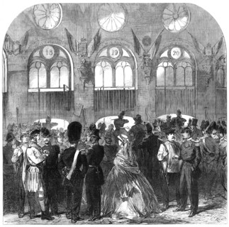 The Belgian National Rifle Association at Brussels: the firing-point, 1865. Creator: Unknown.