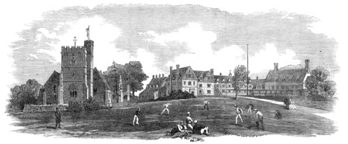 St. Andrew's Church and College, Bradfield, Berkshire, 1865. Creator: Unknown.