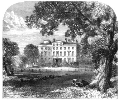 Brocket Hall, Hatfield, Herts, where Lord Palmerston died, 1865. Creator: Unknown.