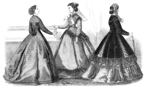 Paris fashions for November, 1865. Creator: Unknown.