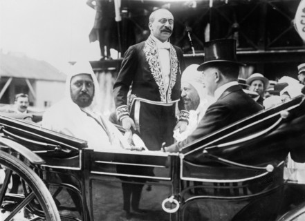 Sultan Mulai Hafid at Marseilles, between c1910 and c1915. Creator: Bain News Service.