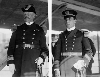 Adm. Badger and Cmd'r. Quevedo, 1913. Creator: Bain News Service.