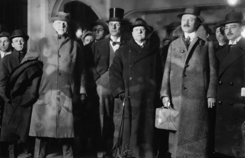 C.A.H. Friedmann, C. deVidal Hundt, C.E. Finlay, Dr. F.F. Friedmann, 1913. Creator: Bain News Service.