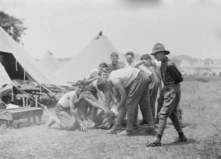 Boy Scouts - Gettysburg, 1913. Creator: Bain News Service.