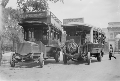 Fifth Ave. bus, 1913. Creator: Bain News Service.
