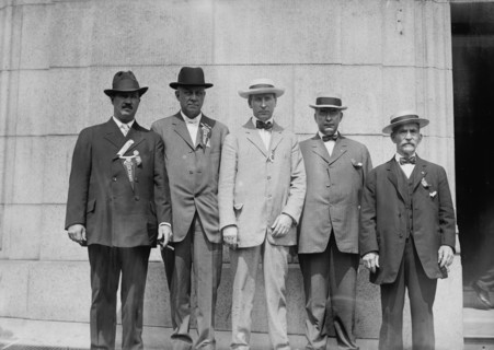 Sam B. Boyd (Knoxville), H.C. Bunker (Cin'ti), Geo. Olvanny (Dep. Com'y..., between c1910-c1915. Creator: Bain News Service.