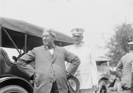 Secy Garrison [and] Gen. Leggett, 1913. Creator: Bain News Service.