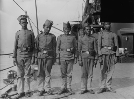 Sailors on "MINAS GERAES", between c1910 and c1915. Creator: Bain News Service.