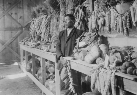 Horse's Ghost at the fair, Poplar, Mont., between c1910 and c1915. Creator: Bain News Service.