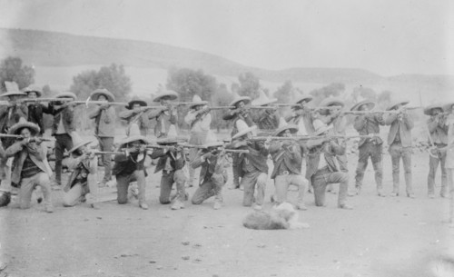 Revolucionarios Haciendo Fuego, 1911. Creator: Bain News Service.