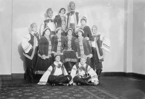 Suffrage dancers - Russian group, between c1910 and c1915. Creator: Bain News Service.