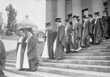 Barnard Girls, 1914. Creator: Bain News Service.