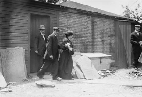 Becky Edelson [i.e., Edelsohn] taken from jail, 1914. Creator: Bain News Service.