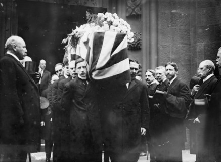 Funeral of J.L. Griffiths, 1914. Creator: Bain News Service.