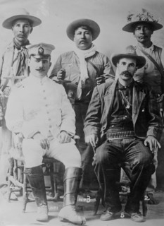 Gen. Alfaro Obregon & staff of Yaquis, between c1910 and c1915. Creator: Bain News Service.