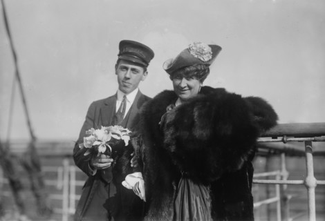 Mary Garden and Flower Boy??, between c1910 and c1915. Creator: Bain News Service.