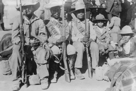 Villa's men entraining, 1914. Creator: Bain News Service.