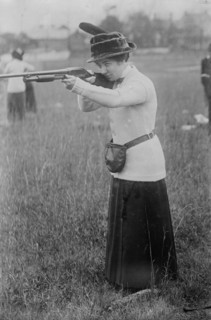 Harriet Hammond - Pres. Nemours Gun Club, between c1910 and c1915. Creator: Bain News Service.
