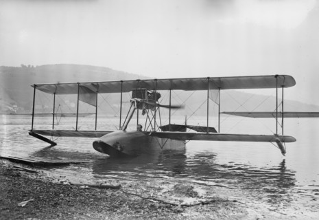 Doc Wildman in Curtiss Boat, between c1910 and c1915. Creator: Bain News Service.