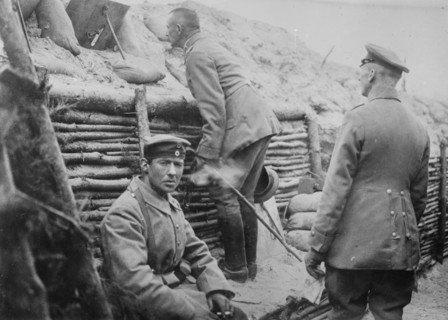 Observation from German Trenches, between c1910 and c1915. Creator: Bain News Service.
