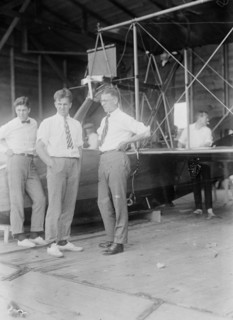 Erl Clinton Barker Gould, Frederick Trubee Davison, Artemus Lamb Gates, [1916?]. Creator: Bain News Service.