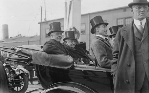 Arthur Balfour, Joseph Hodges Choate, Hugh S. Gibson, 1917. Creator: Bain News Service.