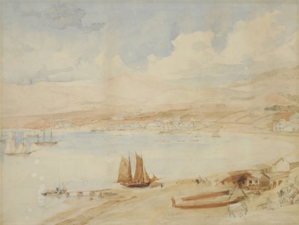 Wellington Harbour, N.Z., 1841. Creator: Charles Heaphy.