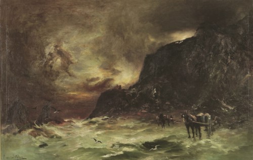 Storm at Wellington Heads, c.1908. Creator: Petrus van der Velden.