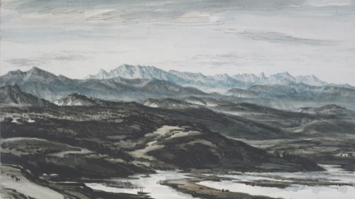 Asturian Coast, c.1916. Creator: David Muirhead Bone.