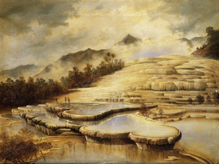 The Terraces (the white terraces), 1885. Creator: Charles Blomfield.