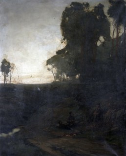 Waiting for darkness, c1880s. Creator: David Farquharson.