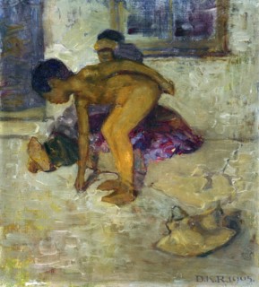 Purple and bronze, 1905. Creator: Dorothy Kate Richmond.