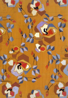 Untitled (Textile design no VII),  c1925. Creator: Frances Hodgkins.
