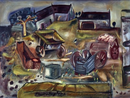 Quarry Farm, Wiltshire,  c1937. Creator: Frances Hodgkins.
