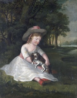 Portrait of George Dawe as a child, c1784. Creator: George Morland.