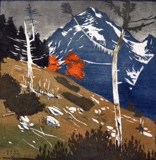 Mountain landscape, 1945. Creator: Hans Frank.