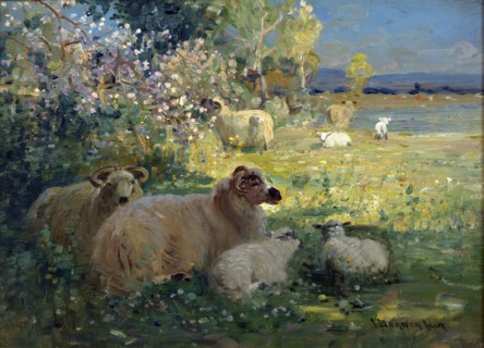 Landscape, (c1880) Creator: Joseph Denovan Adam.