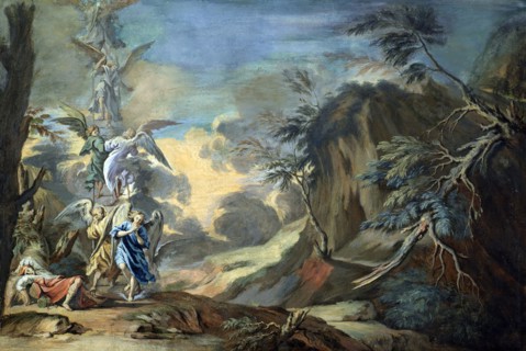 Jacob's Ladder, c1740. Creator: Joseph Goupy.