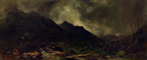 Mount Rolleston, Otira Gorge, West Coast, New Zealand,  c1911. Creator: Petrus van der Velden.