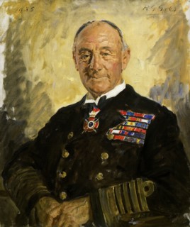 Portrait of Earl Jellicoe, 1935. Creator: Reginald Grenville Eves.