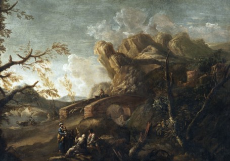 Landscape, c1645. Creator: Salvator Rosa.