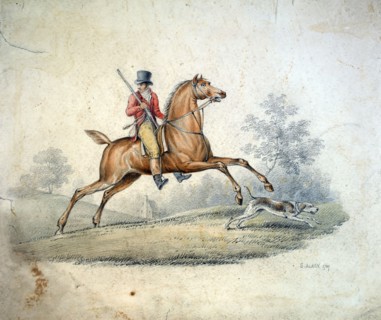 Huntsman, 1789. Creator: Samuel Alken.