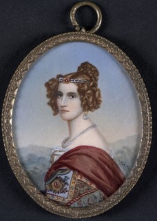 Miniature painting, c1830. Creator: Joseph Karl Stieler.