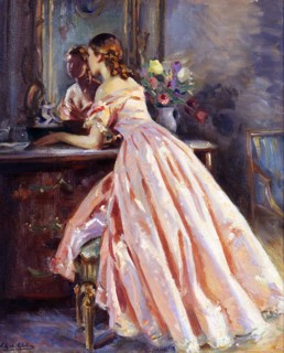 Suis-je toujours jolie?, c1928. Creator: Wilfred Gabriel de Glehn.