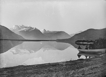 Mt Earnslaw, from Glenorchy, c1870s. Creator: Burton Brothers.