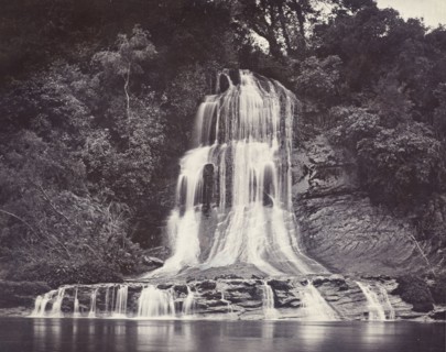 Kakahi Fall near Tawhata - Wanganui [sic] River, 1885. Creator: Burton Brothers.